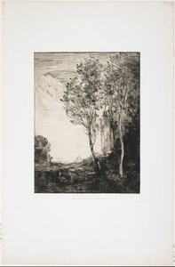 स्मारिका डी &39;इटाली (ए मेमोरी ऑफ़ इटली), 1863 द्वारा जीन बैप्टिस्ट केमिली कोरोट
